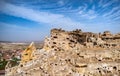 Cavusin ruined rock village in Cappadocia, Turkey Royalty Free Stock Photo