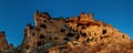 Cavusin village - Old Greek town in CAPPADOCIA, TURKEY. The old troglodyte settlement, Saint Baptist Monastery, which is Royalty Free Stock Photo