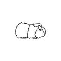 Cavy icon. Element of rodents icon. Premium quality graphic design icon. Baby Signs, outline symbols collection icon for websites,