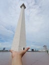 Cawan courtyard at Monas Jakarta, Indonesia