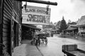 Cawboy city blacksmith of western Royalty Free Stock Photo