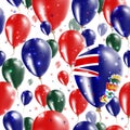 Cayman Independence Day Seamless Pattern. Royalty Free Stock Photo