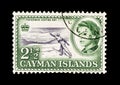 Cayman Islands Stamp with a portrait of the Queen and the Duke