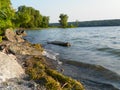 Cayuga Lake Salt Point shoreline in Lansing NY