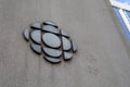 CBC logo on a concrete wall in Ottawa