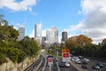 A CBD street in Sydney Royalty Free Stock Photo