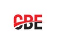 CBE Letter Initial Logo Design Vector Illustration Royalty Free Stock Photo