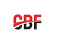 CBF Letter Initial Logo Design Vector Illustration