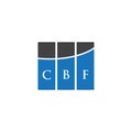 CBF letter logo design on BLACK background. CBF creative initials letter logo concept. CBF letter design.CBF letter logo design on