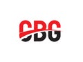 CBG Letter Initial Logo Design Vector Illustration Royalty Free Stock Photo