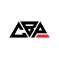 CBP triangle letter logo design with triangle shape. CBP triangle logo design monogram. CBP triangle vector logo template with red Royalty Free Stock Photo