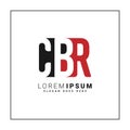 CBR Initial Letter Logo - Simple Monogram Logo Royalty Free Stock Photo