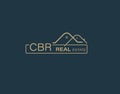 CBR Real Estate and Consultants Logo Design Vectors images. Luxury Real Estate Logo Design