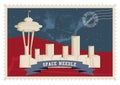 Space needle poster