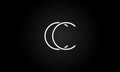 CC initial based letter icon logo