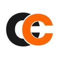 CC initial geometric company logo