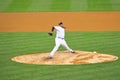 CC Sabathia Pitching from the Mound Royalty Free Stock Photo