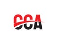 CCA Letter Initial Logo Design Vector Illustration Royalty Free Stock Photo