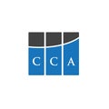 CCA letter logo design on BLACK background. CCA creative initials letter logo concept. CCA letter design Royalty Free Stock Photo