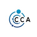 CCA letter logo design on white background. CCA creative initials letter logo concept. CCA letter design Royalty Free Stock Photo