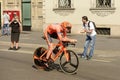 CCC Team competitor at high speed at Giro 2017, Milan