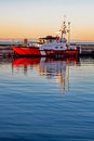 Canadian Coast Guard Cape Lambton Motor Lifeboat In Kingston Royalty Free Stock Photo