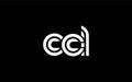 CCL Creative Unique Modern Letter Logo Design Royalty Free Stock Photo