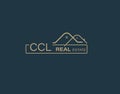 CCL Real Estate and Consultants Logo Design Vectors images. Luxury Real Estate Logo Design Royalty Free Stock Photo