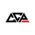 CCP triangle letter logo design with triangle shape. CCP triangle logo design monogram. CCP triangle vector logo template with red Royalty Free Stock Photo