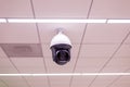 CCTV in building at airport terminal ,Security camera monitor