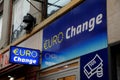 CCTV CAMERA AND EURO CHANGE ATM ON STREOGET