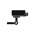 CCTV camera icon, simple style Royalty Free Stock Photo