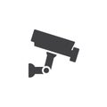 Cctv camera icon vector