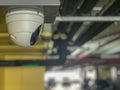 Cctv camera installed on the parkinglot