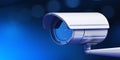 CCTV Camera Security System Business Technology Safety Concept. 3d Render illustration Royalty Free Stock Photo