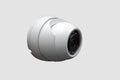 CCTV camera security system. Video surveillance camera on the wall on white background