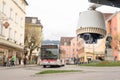 CCTV Camera or surveillance technology working on city road
