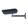 CCTV camera symbol vector icon side view. Crime system security control. Surveillance guard watching equipment