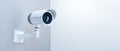 CCTV camera on the wall Royalty Free Stock Photo