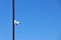 CCTV, External Video Camera, Property Survelliance. Royalty Free Stock Photo