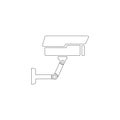 CCTV. flat vector icon Royalty Free Stock Photo