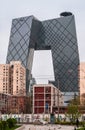 CCTV Headquarters building on East Third Road, Beijing.