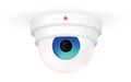 CCTV Monitoring Camera Eye Royalty Free Stock Photo