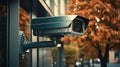 CCTV Monitoring and Securing the Facade of the Building. Generative AI
