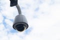 CCTV panorama camera, security or protection technology. CCTV wi Royalty Free Stock Photo