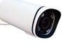 CCTV Security camera isolated white background. Royalty Free Stock Photo