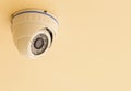 CCTV Security camera isolated white background. Royalty Free Stock Photo