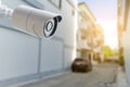 CCTV Security Camera monitoring. Protect your home from thieves Royalty Free Stock Photo