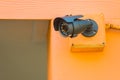 CCTV security camera outdoor Royalty Free Stock Photo