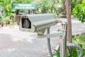 CCTV security camera outdoor Royalty Free Stock Photo